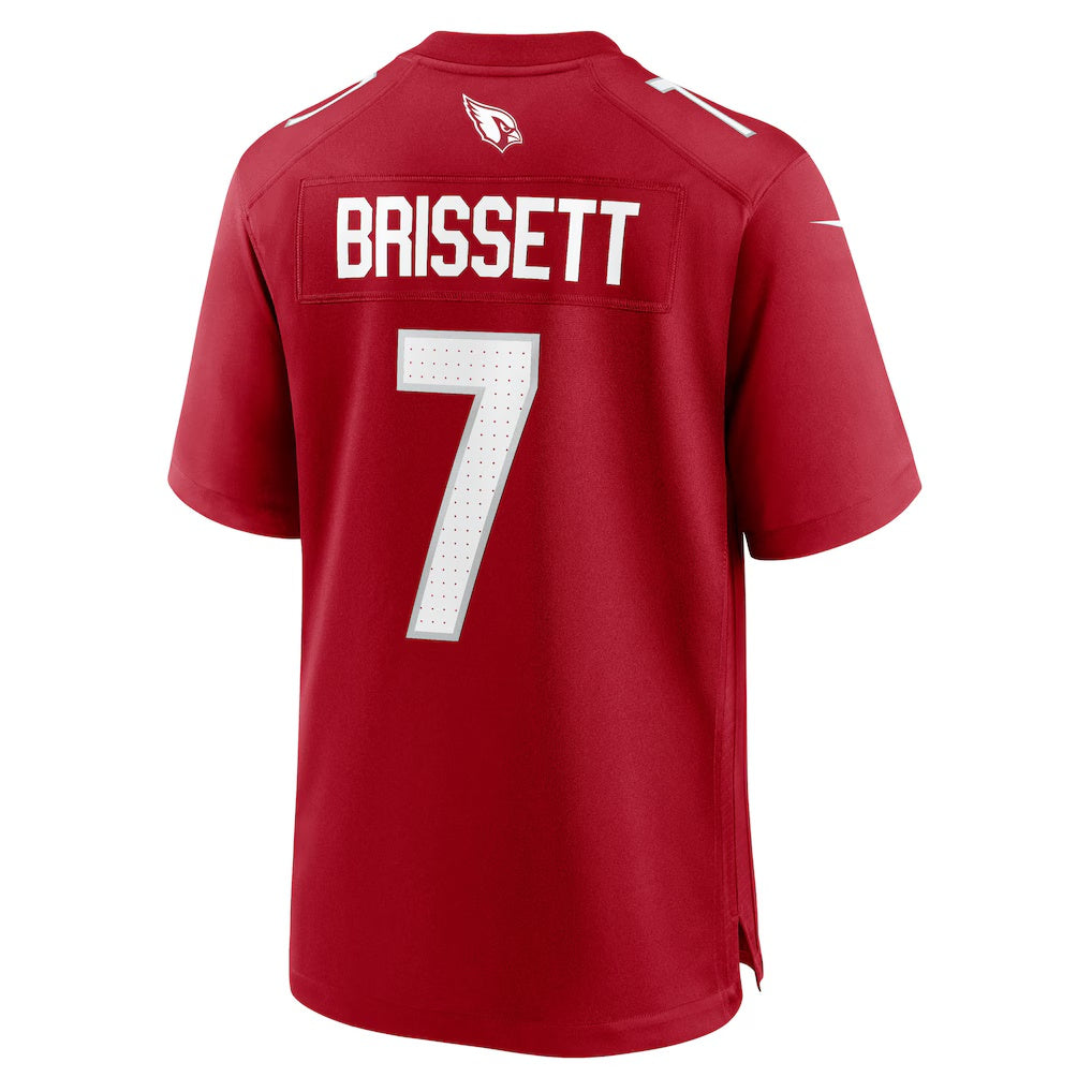 A.Cardinals #7 Jacoby Brissett Cardinal Thaam Team Game Jersey