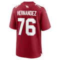 A.Cardinals #76 Will Hernandez Cardinal Thaam Team Game Jersey