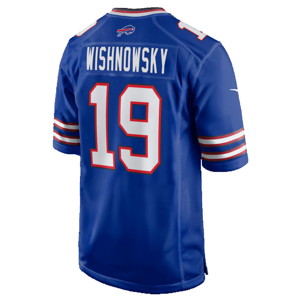 B.Bills #19 Mitch Wishnowsky Royal Thaam Team Game Jersey