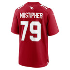 A.Cardinals #79 PJ Mustipher Cardinal Thaam Team Game Jersey